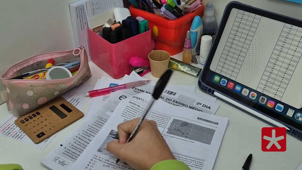 Prova terá cinco horas de duração e exigirá caneta preta transparente, documento de identificação e atenção às disciplinas específicas