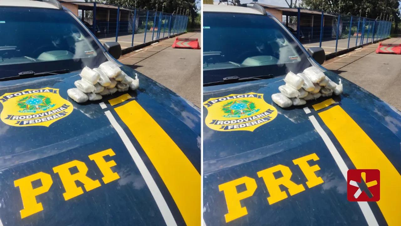 Suspeita apresentava comportamento diferente, com mãos trêmulas e fala alterada